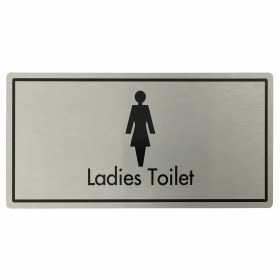 Ladies Toilets Door Sign