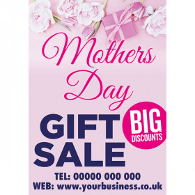 Personalised Mother Day Gift Sale Poster
