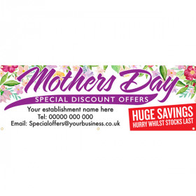 Personalised Mothers Day Special Discount Offers Banner