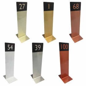 Slimline Tall Table Top Numbers (Numbers Only) 
