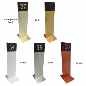 Slimline Tall Table Top Numbers (Numbers Only) 