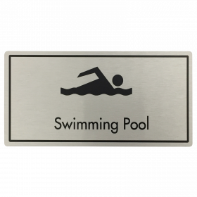 Swimming Pool Door Sign