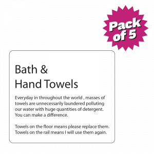 Clear Bath & Hand Towels Sticker Pack