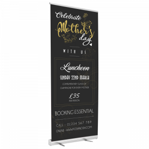 Mothers Day Restaurant Roller Banner