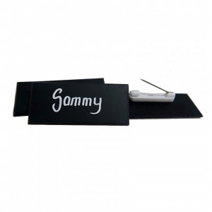 Chalkboard staff Name Badges. Pack of 10