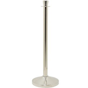 Chrome Rope Barrier Post