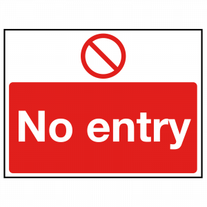 No Entry Sign