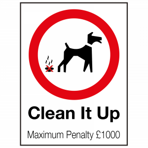 External Clean it Up Sign