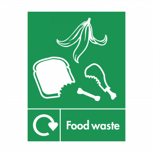  Food Waste Recycling Sign