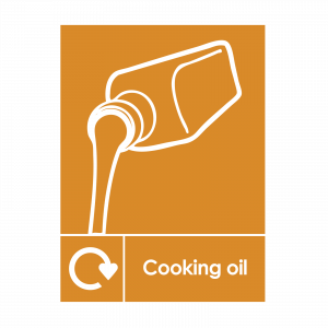 Cooking Oil Recycling Sign