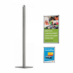 Replacement Snap Frame Poster Pole Display Components