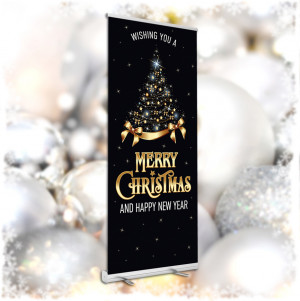 Merry Christmas Pop Up Banners