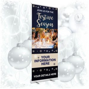 Personalised Christmas Pop up Banners