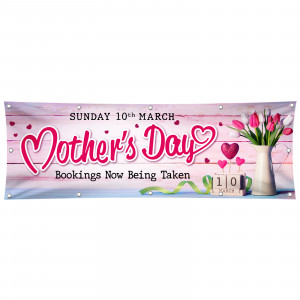 Mothers Day Bookings Now Being Taken Banner