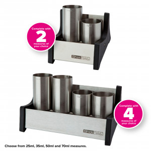 Shot Measures Gift Sets with holder 