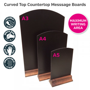 Table Top Chalkboard / Message Boards