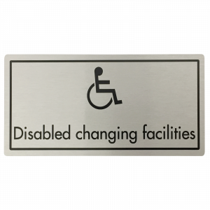 Disabled Changing Facilities Door Sign