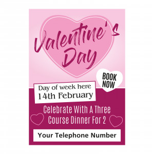 Valentines Day Meal for Two Poster