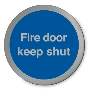Fire Door Keep Shut Disc Sign 