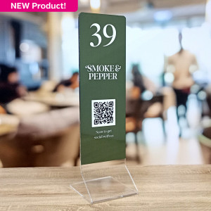 Custom Printed Function Room Table Notices - Full Colour