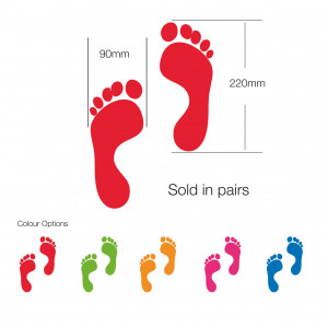 Funky Feet School & Nursery Social Distancing circular Floor Graphics