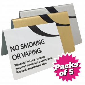 No Smoking or Vaping Tent Notice Packs