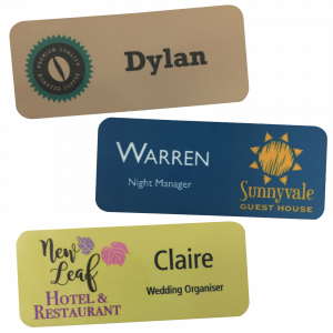 Staff Name Badges - 76 x 32mm