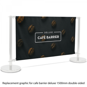 Deluxe Cafe Barrier Replacement Graphic