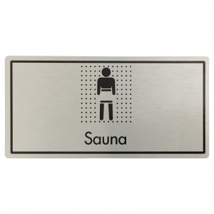 Sauna Door Sign