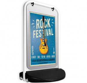 Swinger 3000 20 x 30" Poster Panel Pavement Display