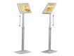 Height Adjustable Angled Display Floor Stands