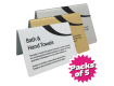 Bath & Hand Towel Tent Notice Packs