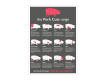 Butchers Pork Cuts of Meat Laminated Poster