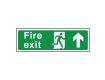 Fire Exit Sign Arrow Up