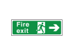 Fire Exit Sign Right