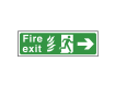 NHS Fire Exit Sign Right