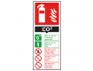 CO2 Fire Extinguisher Safety Sign