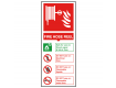 Fire Hose Reel Fire Extinguisher Safety Sign