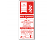 Fire Blanket Safety Sign