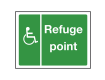 Refuge Point Main Location Sign