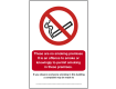 Scottish No Smoking In These Premises Sign