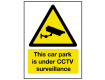 Car Park Under CCTV Surveillance Sign