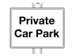 Private Car Park Sign