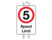 5mph Speed Limit Sign