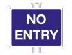 No Entry Traffic Sign