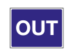 Out Traffic Sign