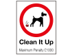 External Clean it Up Sign