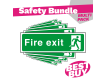Final Exit - British Standard Fire Exit Sign - Bundle Pack