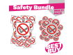 No Smoking Sign & Disc - Bundle Pack