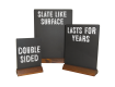 Table Top Message Boards - Table Talkers - Pudding Boards - Double sided writing surface - HPL Panels.